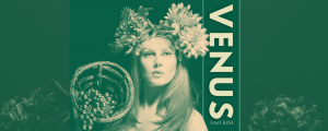 Planet venus article banner beautiful woman wearing flower crown
