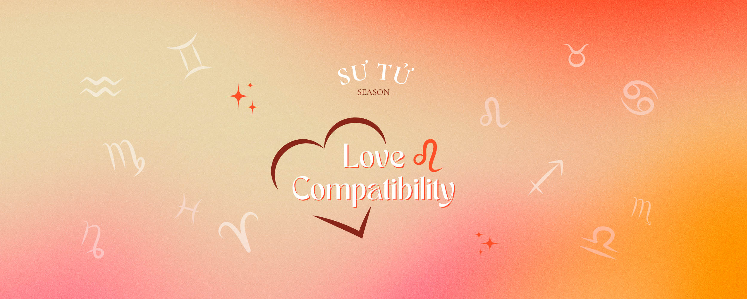 Leo love & compatibility banner