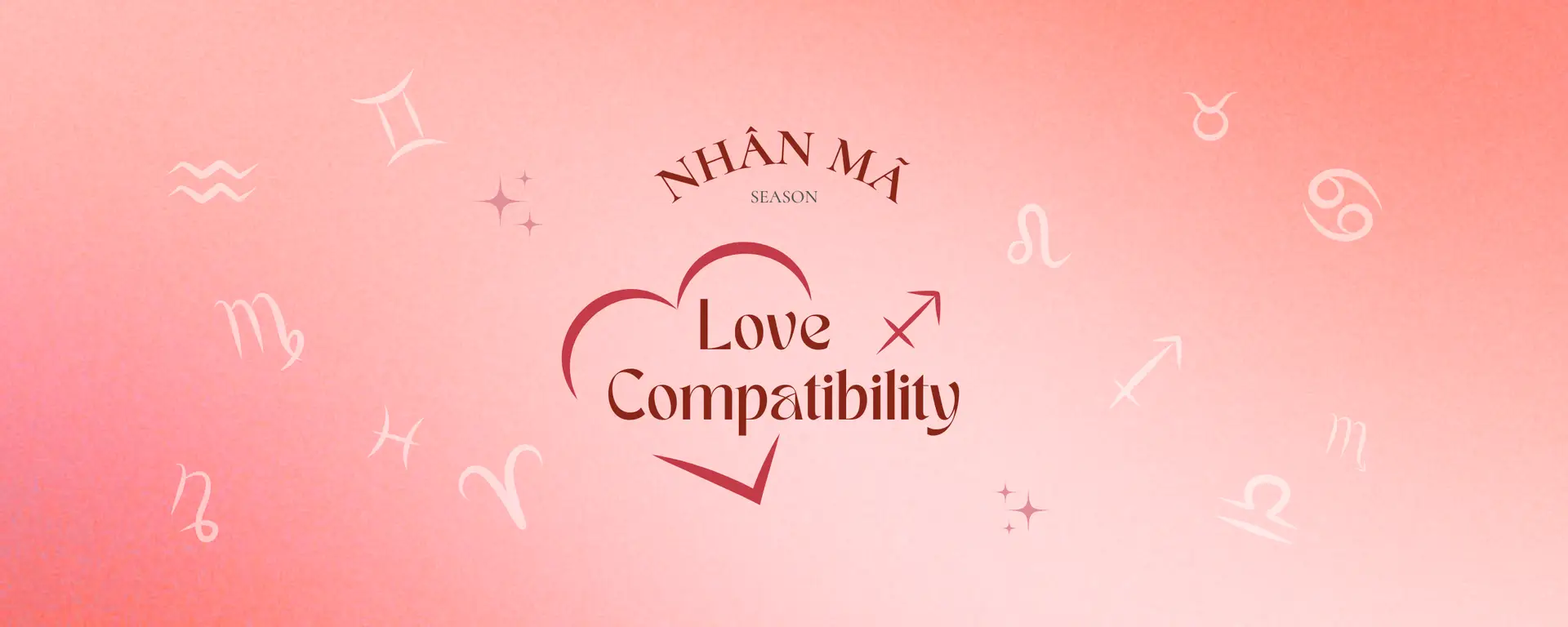 Sagittarius love & compatibility banner